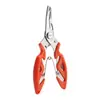 Alicates de pesca multiusos de acero inoxidable 716 tijeras para sedal pinzas para anzuelos de pesca tijeras de pesca venta al por mayor directa