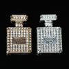 Gotejamento de óleo e diamante 5 caracteres frasco de perfume acessórios de liga DIY acessórios de beleza para celular material de fivela de decoração para saída de ar do carro