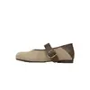 Sapatos Femininos de Camurça com Bico Redondo Estilo Coreano, Uma Tira, Lançamento Outono 2025, Sapatos Mary Jane Versáteis Retro para Mulheres