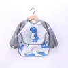 Babeiro, Roupa Protetora Anti-Sujeira para Bebês, Roupas de Alimentação Anti-Manchas para Recém-Nascidos, Roupas de Pintura para Meninos e Meninas, Babadores