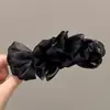 Pinza de plátano para coleta alta estilo coreano para mujer, pinza elegante para la parte trasera de la cabeza, pinza de garra para fijar el cabello, pasador vertical, accesorio para el cabello