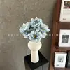 Flores Artificiales Ramo de 9 Cabezas de Peonías Yiluo para Arreglos de Boda, Decoración de Hotel, Decoraciones Florales de Mesa y Sala de Estar Venta al por Mayor