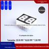 Tela digital led de dois bits Tela digital de 0,4 polegadas 2 bits luz branca brilhante co-Yin co-Yang tubo digital de dois bits tela de tubo de exibição digital 4201