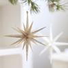 Decoración navideña estilo ins, copo de nieve, estrella, adornos para árbol de Navidad, colgante, ambiente, escena circundante, diseño, accesorios