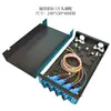 Caja terminal de fibra óptica de 4 puertos, 8 puertos, 12 puertos, 16 núcleos, 24 núcleos, conector cuadrado SC, conector circular FC, juego completo, para escritorio y montaje en pared