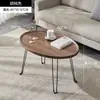 Mesa de Centro para Sala de Estar, Uso Doméstico, Mesa Lateral para Sofá, Mesa Redonda, Mesa de Té Móvil para Balcón, Mesa de Centro Minimalista para Apartamento Pequeño