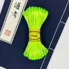 20 m Hilo de corbata china poliéster color 5 líneas cuerda tejida a mano alambre para joyería DIY venta al por mayor