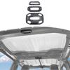 Adecuado para Modelos Jeep Wrangler 18-24, Accesorios Decorativos para Marco de Luz de Lectura de ABS