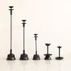 Candelabro de Piso Vintage Decoración Zen China Candelabro de Hierro Fundido Estilo Silencioso para el Hogar Estilo Antiguo Lámpara de Hierro Viejo Lámpara de Aceite