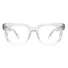 Montura de Gafas Vintage Artística de Clavo de Arroz Marco Redondo para Hombres y Mujeres Montura Gruesa Patilla Ancha Espejo Plano Personalizada de Moda Cara Lisa Montura Versátil