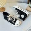 Zapatos de Lona con Cabeza de Mango 2024 Invierno Forrados de Felpa Blancos Cálidos para Estudiantes Mujeres Zapatos de Skate Mujer Casual GD51