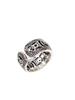 Anillo de mantra de seis palabras retro con personalidad original en plata esterlina S925 para hombres y mujeres, anillo abierto hueco con mantra Xiangyun Daming de ancho