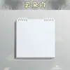 Libro Cuadrado de Hojas Sueltas, Cuaderno de Mano de Aspecto Elegante, Cuaderno Cuadrado en Blanco con Líneas Horizontales, Cuaderno Simple de Hojas Sueltas para Estudiantes con Tapa abatible