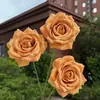 3 Arreglos de Rosas de Diamante para Montaje de Escena de Boda, Guía de Escenario, Pared de Flores de Piso, Flores Falsas de Techo, Flores de Seda, Flores Artificiales al por Mayor