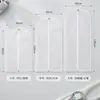 Nueva funda de ropa antipolvo no tejida con cremallera transfronteriza, bolsa colgante semi-transparente para armario doméstico al por mayor