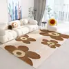 Alfombra Pequeña Fresca Simple Completa Tienda Sala de Estar Manta Manta Mesa de Café Hogar de Alta Calidad No Lavable Área Grande Manta Mesita de Noche Esterilla