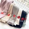 Ropa de Casa Nueva Pequeña Fresa Hielo Seda Pantalones de Seguridad para Mujer Verano Anti-rozaduras No se Enrollan Talla Grande Pantalones de Tres Puntos de Seguridad Estilo Japonés