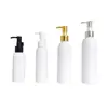 En Stock Botellas de Plástico Redondas de Hombro para Mascotas de 100-500 ml para Aceite Desmaquillante, Botellas Transparentes para Loción, Botellas con Bomba para Esencia