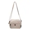 Bolsa Transversal para Mulheres, Multicamadas, Bolsa Compacta de Lona para Senhoras, Simples e Versátil, Pequena Bolsa de Ombro para Meninas, Bolsa Fofa para Celular