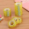 Fita Pequena em Rolo Baishida 11mm 15mm de Largura Amarelo Transparente Fita Pequena Artesanal Material de Escritório para Estudantes Fita Portátil