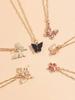 2021Shopee Candado de perla estilo europeo y americano creativo simple moda temperamento joyería para mujer collar de cadena geométrica