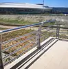 Barandilla protectora de tubería compuesta de acero inoxidable 201 en stock, barandilla de paisaje de río, barandilla de acero inoxidable de aislamiento de tubería compuesta 304