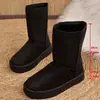 Botas de Nieve Tallas Grandes Transfronterizas para Mujer 2026 Invierno Nuevos Zapatos para Mujer Acolchados con Terciopelo Espeso Cálidos Zapatos de Algodón para Mujer Otoño Invierno Botas de Algodón para Mujer