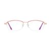 Fábrica de gafas de lectura anti-luz azul sencillas para mujer, venta al por mayor, gafas de lectura rojas de moda, gafas ópticas para mujeres jóvenes y de mediana edad