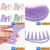 Peine Desenredante Portátil de Venta Caliente Transfronterizo, Peine Masajeador del Cuero Cabelludo, Peine Voluminizador para Peinar, Set de Peines para Peluquería de Paja de Trigo