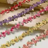 Renda de Cereja Gradiente Colorido Estéreo Solúvel em Água Bordado Roupas Roupas de Bebê Acessórios Mochila Mochila Materiais Decorativos