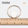 Atrapasueños de Boda DIY Aro para Corona de Navidad Anillo de Manualidad Hecho a Mano Aro Soldado Múltiples Tamaños Accesorios para Joyería