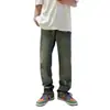 Jeans con Salpicaduras de Pintura Estilo Retro Americano de Calle de Verano Transfronterizos para Hombre, Jeans Lavados de Marca de Moda Hip-Hop de Corte Ajustado para Hombre