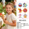 Nuevas Pegatinas de Tatuaje de Inglés Creativas de Dibujos Animados Nacionales y Extranjeras para Niños Guardería Educación Preescolar Pegatinas de Tatuaje de Recompensa