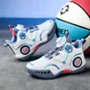Zapatos de baloncesto de nuevo estilo para hombre, botas de combate de caña alta, transpirables, antideslizantes, resistentes al desgaste, amortiguadores, zapatillas para estudiantes de secundaria, zapatos deportivos para piso de cemento para hombre