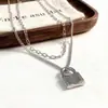 Oferta especial: Collar de acero de titanio con diseño de celebridad de Internet de alta calidad para mujer, cadena de clavícula para hombre pequeño, personalidad, temperamento de moda, combina con todo, estudiante.