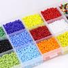 Atacado de Fabricante Contas de Vidro Sólidas Coloridas Contas de Porcelana de Imitação 2/3/4mm Material DIY Acessórios de Joalheria Contas Contas de Miçanga
