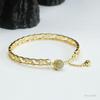 Pulseira de Contas Redondas Água Clara de Jade Hetian Natural Guan Yu Pulseira com Inlay de Jade Atacado Dropshipping S3121608