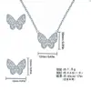 Aretes Collar Set Cobre Perla Brillante Mariposa No se Desvanece para Mujer Lujo Ligero Gama Alta Joyería al por Mayor Transfronteriza