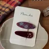 Novos Prendedores de Cabelo com Laço de Tecido Estilo Coreano para Outono para Crianças, Presilhas Laterais para Mechas, Conjunto de Acessórios de Cabelo para Meninas