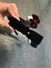 Pinza de Plátano con Lazo de Terciopelo Retro y Brillo Fino Moda Lujo Ligero Clip Vertical para Cola de Caballo Alta