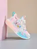 Zapatos infantiles Gioop, zapatillas dulces para niñas, zapatos de princesa papá antideslizantes de suela blanda para niños, zapatillas de correr para niñas