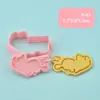 Lindo Gatito Mini Simulación Fondant Pastel Modelo Animal 3D Set Decoración Adornos DIY Molde Galleta