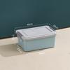 Caja de Almacenamiento Plástico Caja de Almacenamiento de Ropa Plástico Dormitorio Estudiantil Grande Hogar Caja de Almacenamiento de Ropa con Rueda
