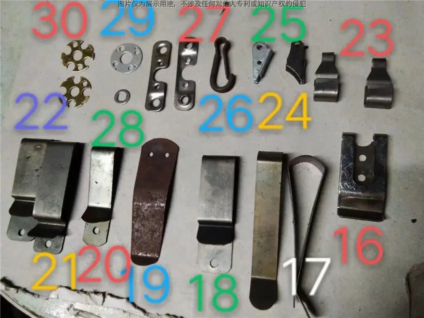 量身定制鱼饵起瓶器 圆环五金垫片 啤酒绳扣调节扣钱包 a18