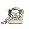 Nova Bolsa Infantil, Bolsa Transversal de Ombro Único Estilo Chanel da Moda, Porta-Moedas de Moda Acolchoado Único com Corrente e Porta-Batom