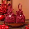 Caixa de Doces para Casamento, Sacola de Doces para Casamento, Caixa de Presente Portátil de Doces para Casamento, Caixa de Doces para Casamento Não Dobrável, Caixa de Presente para Convidados, Noivado