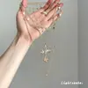 Colar com Pingente de Cruz Dourada Retrô, Estilo Doce e Cool, Luxo Leve, Temperamento de Alto Padrão, Moderno, Exquisito, Versátil, Colar Empilhável
