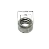 M6 diente interior hierro tapón interior tres ranuras tubo tapón tuerca redonda estante hembra soldadura tornillo fábrica de dongguan entrega
