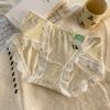 Ropa Interior de Modal para Mujer, Seda de Morera 7A, Antibacteriana, Entrepierna Extendida, Ribete de Encaje, Estilo Puro Deseo, Venta al por Mayor para Damas