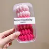 Faixa de Cabelo Grossa e Durável para Mulheres 2025 Novo Estilo Faixa de Cabelo com Bola Corda de Cabelo Elástica Alta Sem Costura Faixa de Cabelo Acessórios de Cabelo